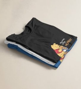 I Love Honey: Printed (black) T-Shirt For Singles