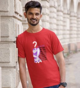 Fantasy Girl: Printed (Red) T-Shirt For Singles