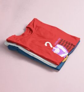 Fantasy Girl: Printed (Red) T-Shirt For Singles
