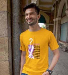 Fantasy Girl: Printed (yellow) T-Shirt For Singles
