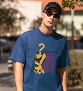 Fantasy Girl: Printed (Blue) T-Shirt For Singles