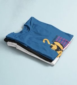 Fantasy Girl: Printed (Blue) T-Shirt For Singles