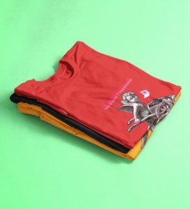 Sending Love: Printed (Red) T-Shirt For Singles