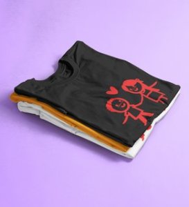 Couples In Love: (black) T-Shirt For Singles