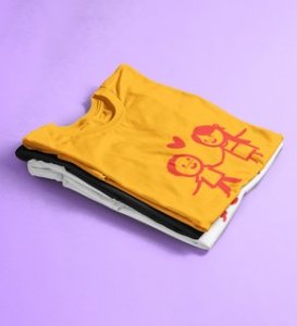 Couples In Love: (yellow) T-Shirt For Singles