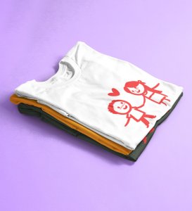 Couples In Love: (white) T-Shirt For Singles