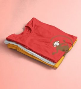 What Do We Do: Amazingly Printed (Red) T-Shirt For Singles