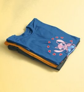 Love Drives You Crazy: (Blue) T-Shirt For Singles