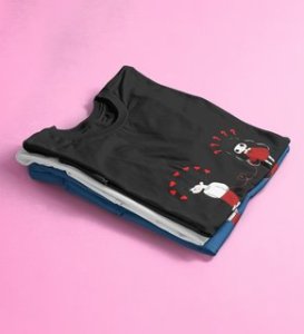 Deep Connection: (black) T-Shirt For Singles