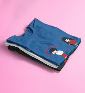 Deep Connection: (Blue) T-Shirt For Singles