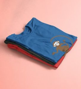 What Do We Do: Amazingly Printed (Blue) T-Shirt For Singles