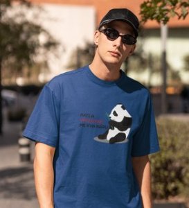 Alone Forever: Sublimation Printed (Blue) T-Shirt For Singles