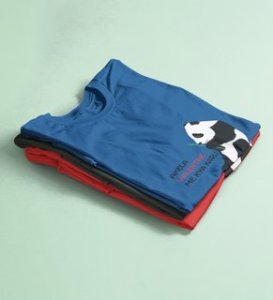 Alone Forever: Sublimation Printed (Blue) T-Shirt For Singles