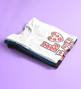 Pure Love: Amazingly Printed (white) T-Shirt For Singles