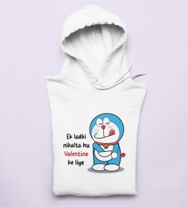 Michan's Lover: Printed (white) Hoodies For Singles