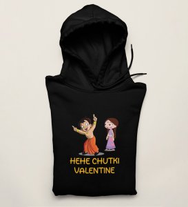 Happy Couples: Amazing Printed (black) Hoodies For Singles