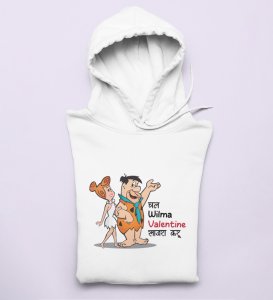 Marathi StoneAge Man: (white) Hoodies For Singles
