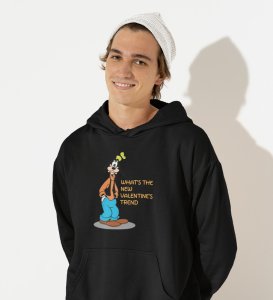 Let's Celebrate Valentine: Printed (black) Hoodies For Singles