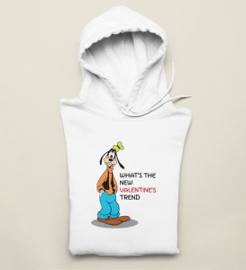 What's New? : Amazing Printed (white) Hoodies For Singles