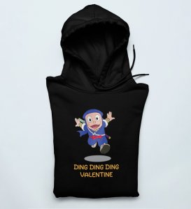 Be Aware: Printed (black) Hoodies For Singles