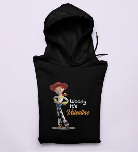 It's Valentine Baby: (black) Hoodies For Singles