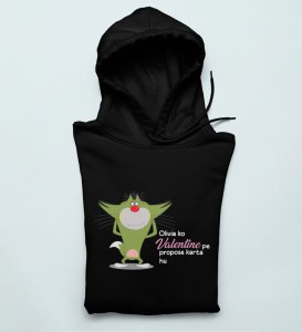 Lets Propose Her: (black) Hoodies For Singles