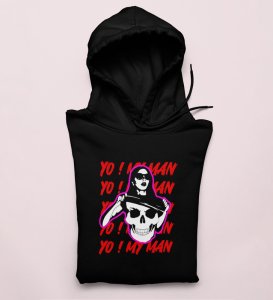 Lover's Paradise: Sublimation Printed (black) Hoodies For Singles