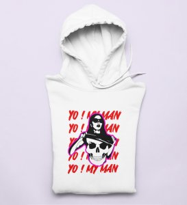 Lover's Paradise: Sublimation Printed (white) Hoodies For Singles