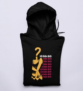 Fantasy Girl: Printed (black) Hoodies For Singles