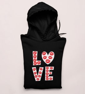 Pure Love: Amazing Printed (black) Hoodies For Singles