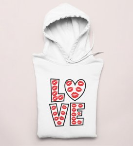 Pure Love: Amazing Printed (white) Hoodies For Singles