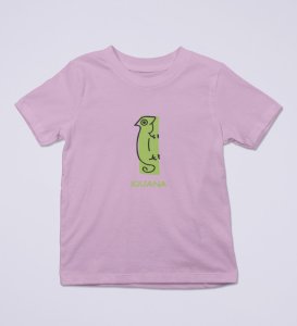 Intelligent Iguana, Boys Printed Crew Neck Tshirt (purple)