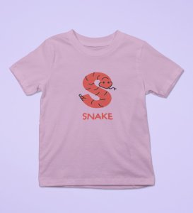 Slippery Snake, Boys Printed Crew Neck Tshirt (purple)