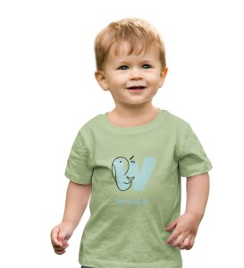 Whale, Boys Printed Crew Neck tshirt (olive)
Printed Cotton tshirt for Boys
