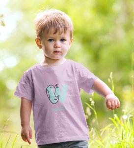 Whale, Boys Printed Crew Neck Tshirt (purple)
Printed Cotton Tshirt for Boys