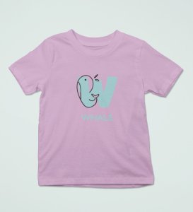 Whale, Boys Printed Crew Neck Tshirt (purple)
Printed Cotton Tshirt for Boys