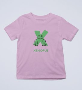 Xenopus Octopus,Boys Cotton Text Print Tshirt (purple)