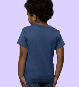 Slippery Snake, Boys Printed Crew Neck Tshirt (Navy blue)