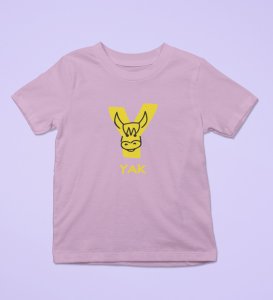 Yellow Yak, Printed Cotton Tshirt (Purple) for Boys