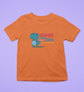 SuperoHero Dino, Boys Printed Crew Neck T-Shirt