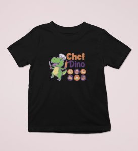 Chef Dino, Printed Cotton Tshirt for Boys