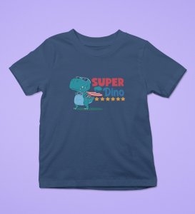 SuperoHero Dino, Boys Printed Crew Neck T-Shirt
