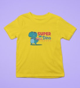 SuperoHero Dino, Boys Printed Crew Neck T-Shirt
