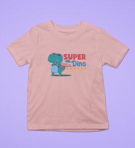 SuperoHero Dino, Boys Printed Crew Neck T-Shirt