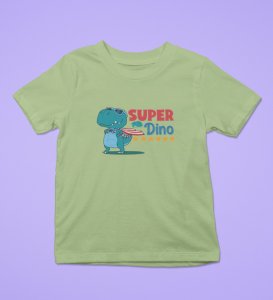 SuperoHero Dino, Boys Printed Crew Neck T-Shirt
