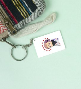 Itadori In Love Printed Key Chain ( PACK OF 2 )