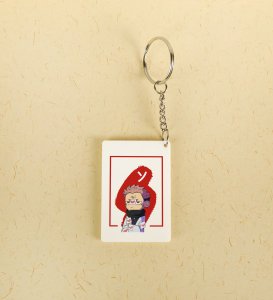 Anime Printed Sublimated Key Chain ( PACK OF 2 )