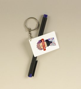 Yuji Itadori Printed Sublimated Key Chain ( PACK OF 2 )