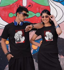 You Are My Man/You Are My Baby Girl Printed (Black) T-shirts For Couples