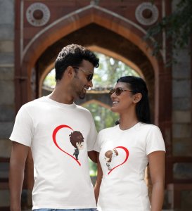 My Better Half (White) T-shirts Print For Couples
